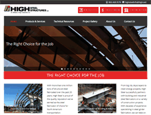 Tablet Screenshot of highsteel.com